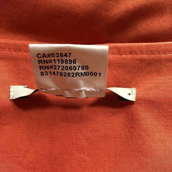 Gerard Darel Sport Top Orange Short Sleeve - Picture 4 of 6